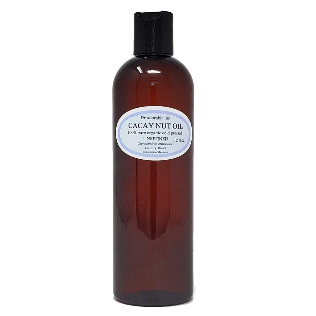 Unrefined Cacay Nut Oil for Skin Hair Body - Organic Anti-Aging Moisturizer