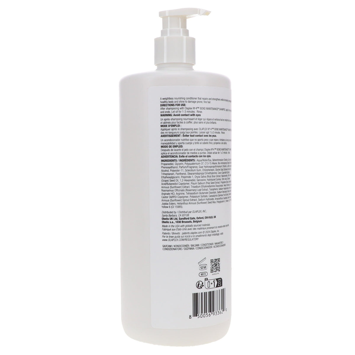 Bond Maintenance Conditioner for All Hair Types - 33.8 oz Repair & Moisturize