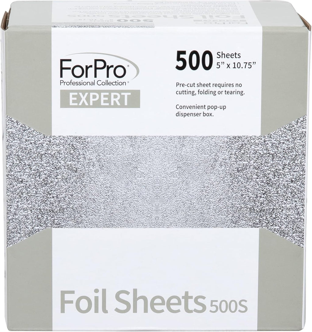 Pre-Cut Embossed Aluminum Foil Sheets for Hair Coloring & Food Use 500 Pack