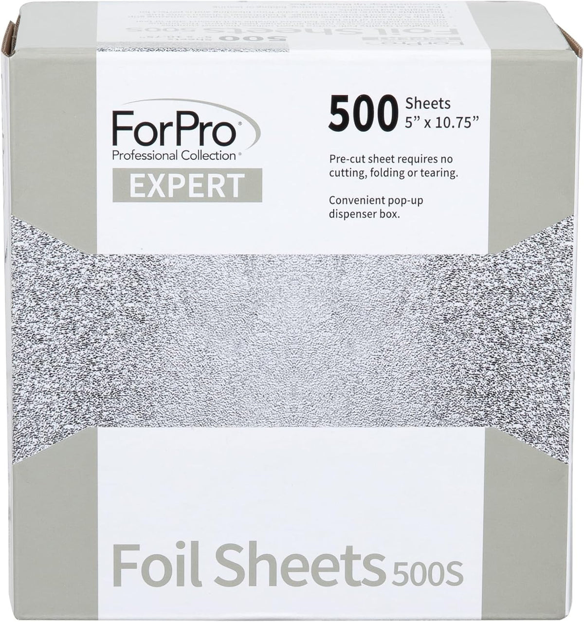 Pre-Cut Embossed Aluminum Foil Sheets for Hair Coloring & Food Use 500 Pack