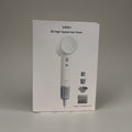High Speed Hair Dryer with 3 Nozzles, White Travel Styling Tool
