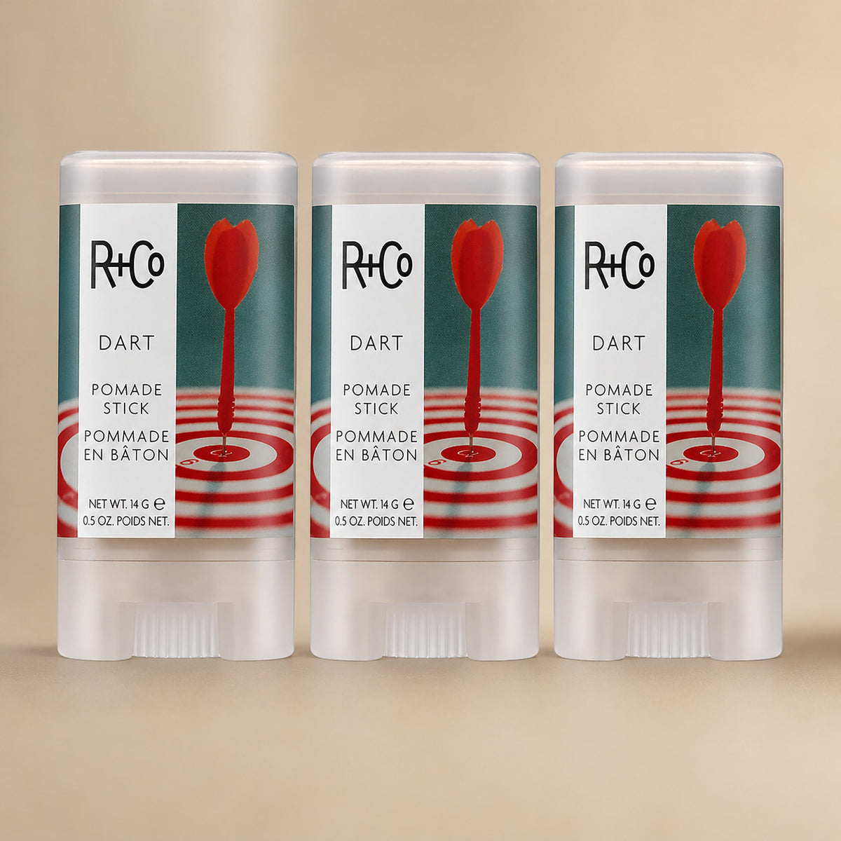 Hair Styling Pomade Stick Pack of 3 - Tame Flyaways & Define Hairstyles