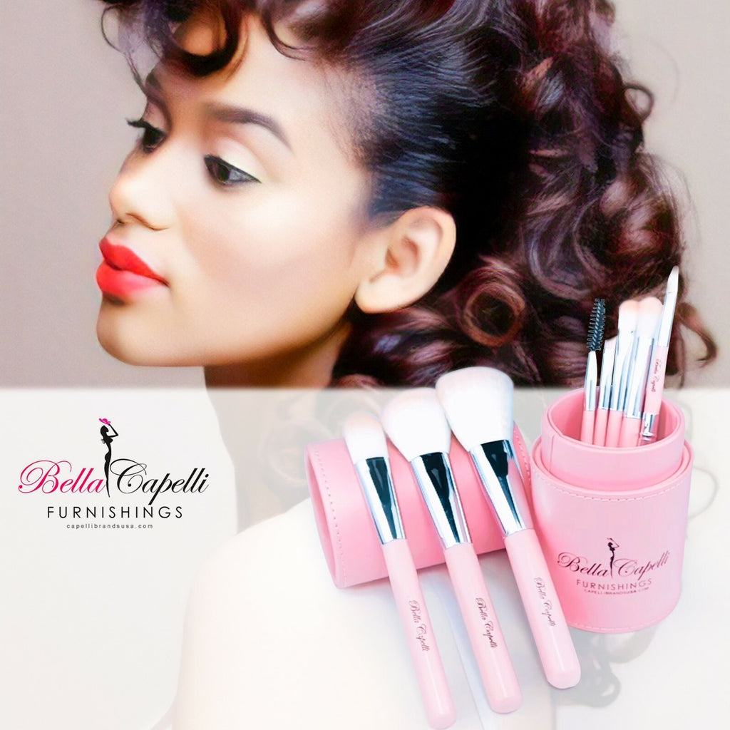 Mini Pink Hair Rollers Set - Natural Fast-Dry Curlers for Bouncy Voluminous Hair