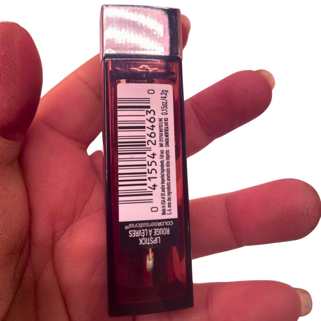 Maybelline Cream Lipstick 280 Rum Riche 2-Pack - Moisturizing, Full-Coverage Lip Color