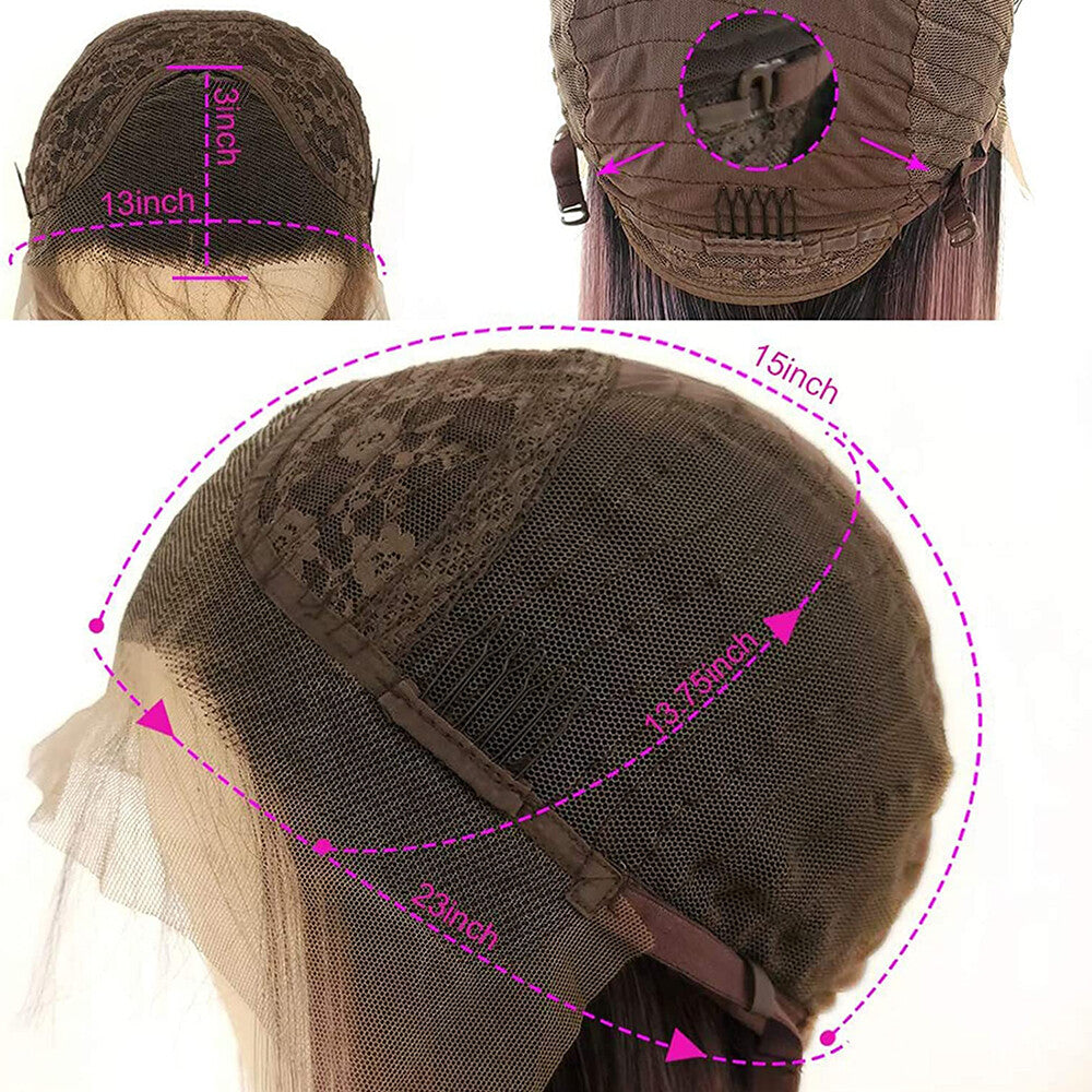 Synthetic Lace Front Wigs for Black Women Loose Curly Wave Heat Resistant Synthetic Hair