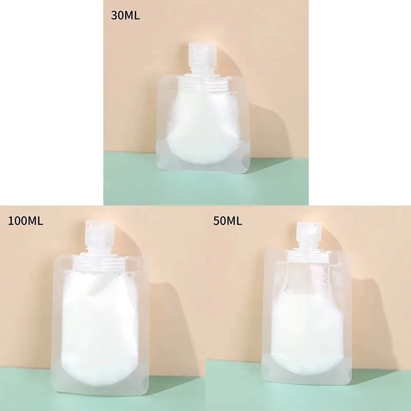 10 Pack Travel Toiletry Pouches TSA Approved Refillable Portable Organizer