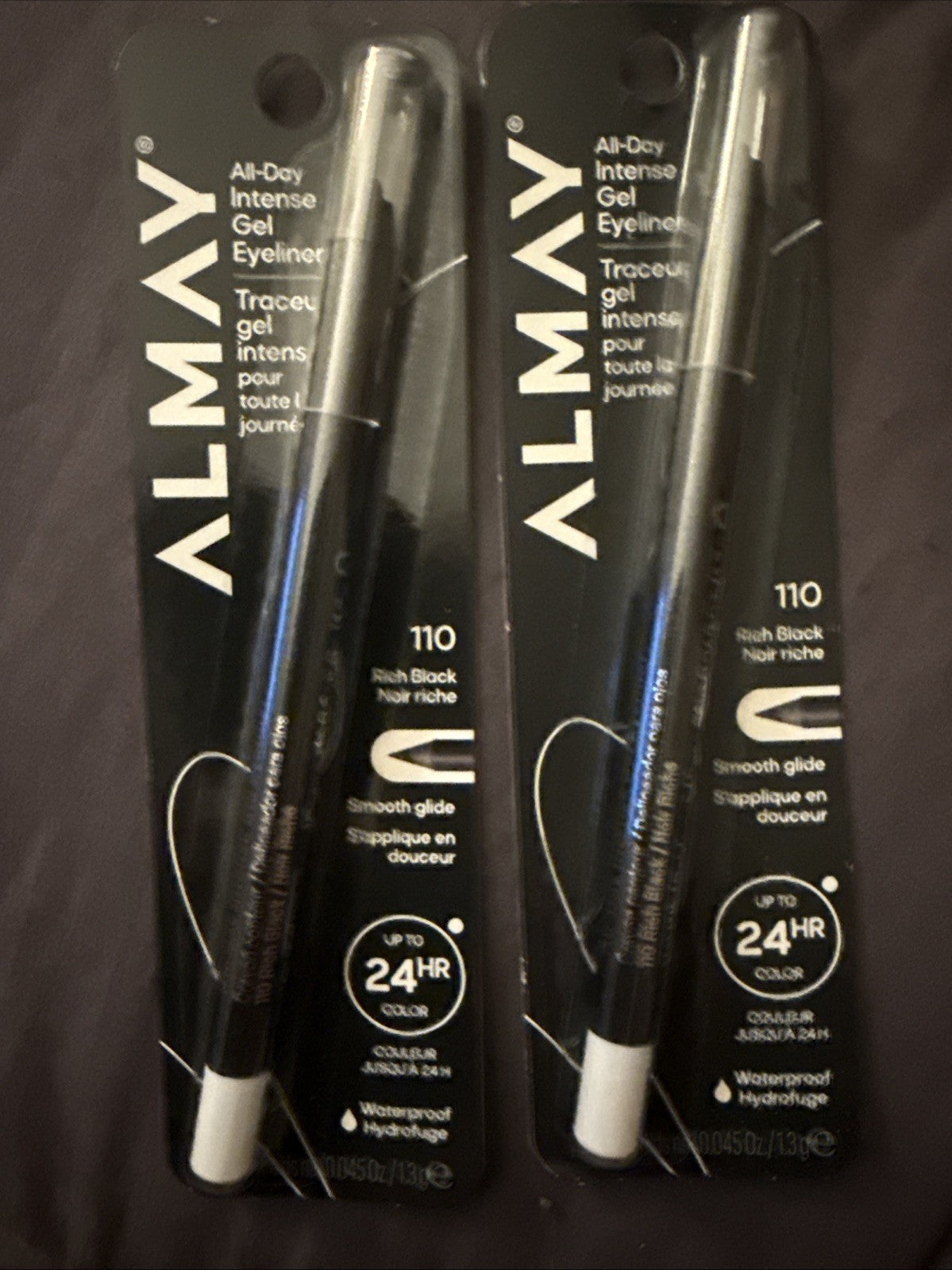 Gel Eyeliner Pencil - Rich Black, Long-Lasting All-Day Wear