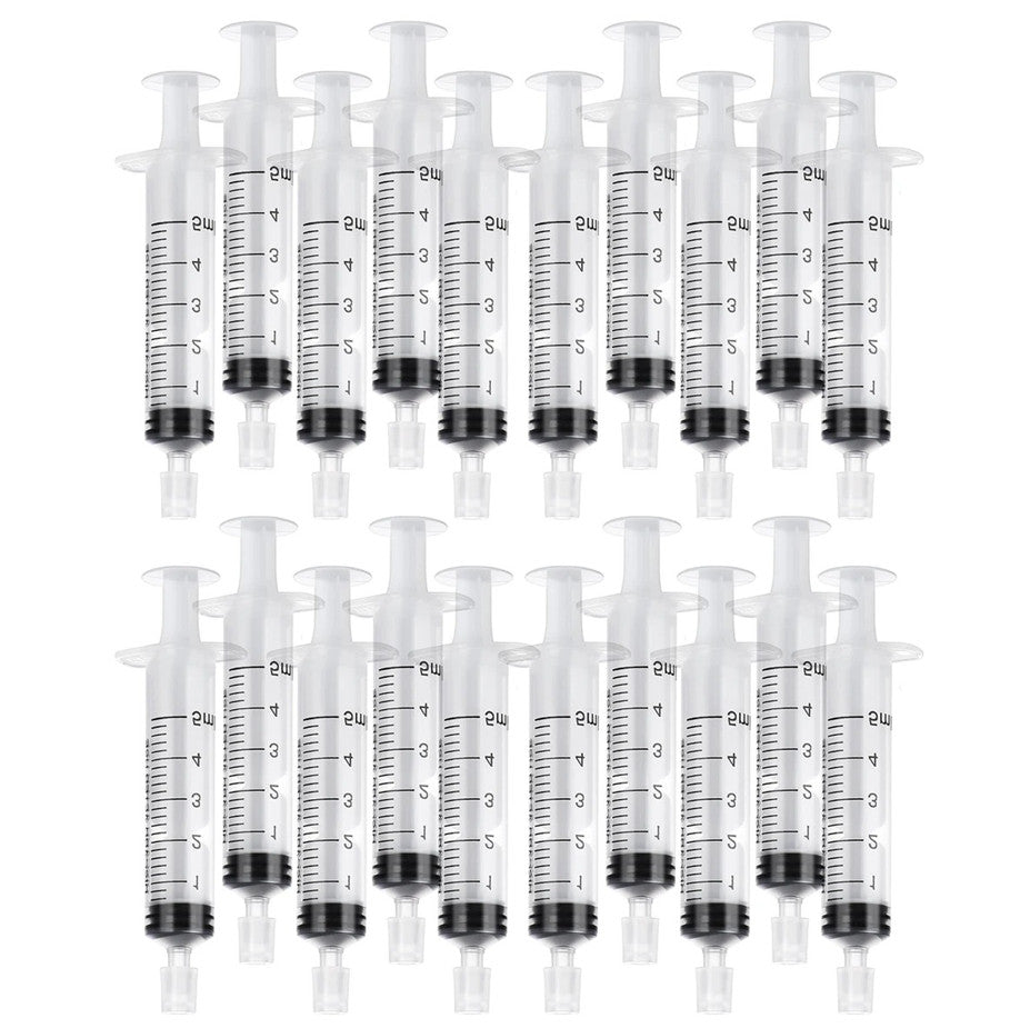 Plastic Syringe Perfume Dispenser Set for Cosmetic Refill - 5ml Capacity