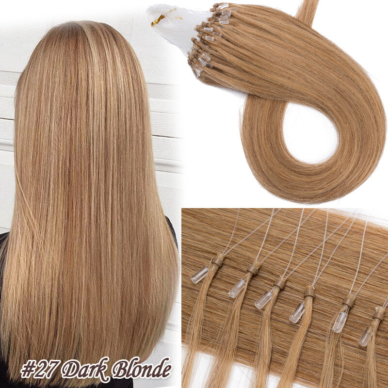 Pre Bonded Human Hair Extensions with Micro Loop Beads - Thick 1G/S