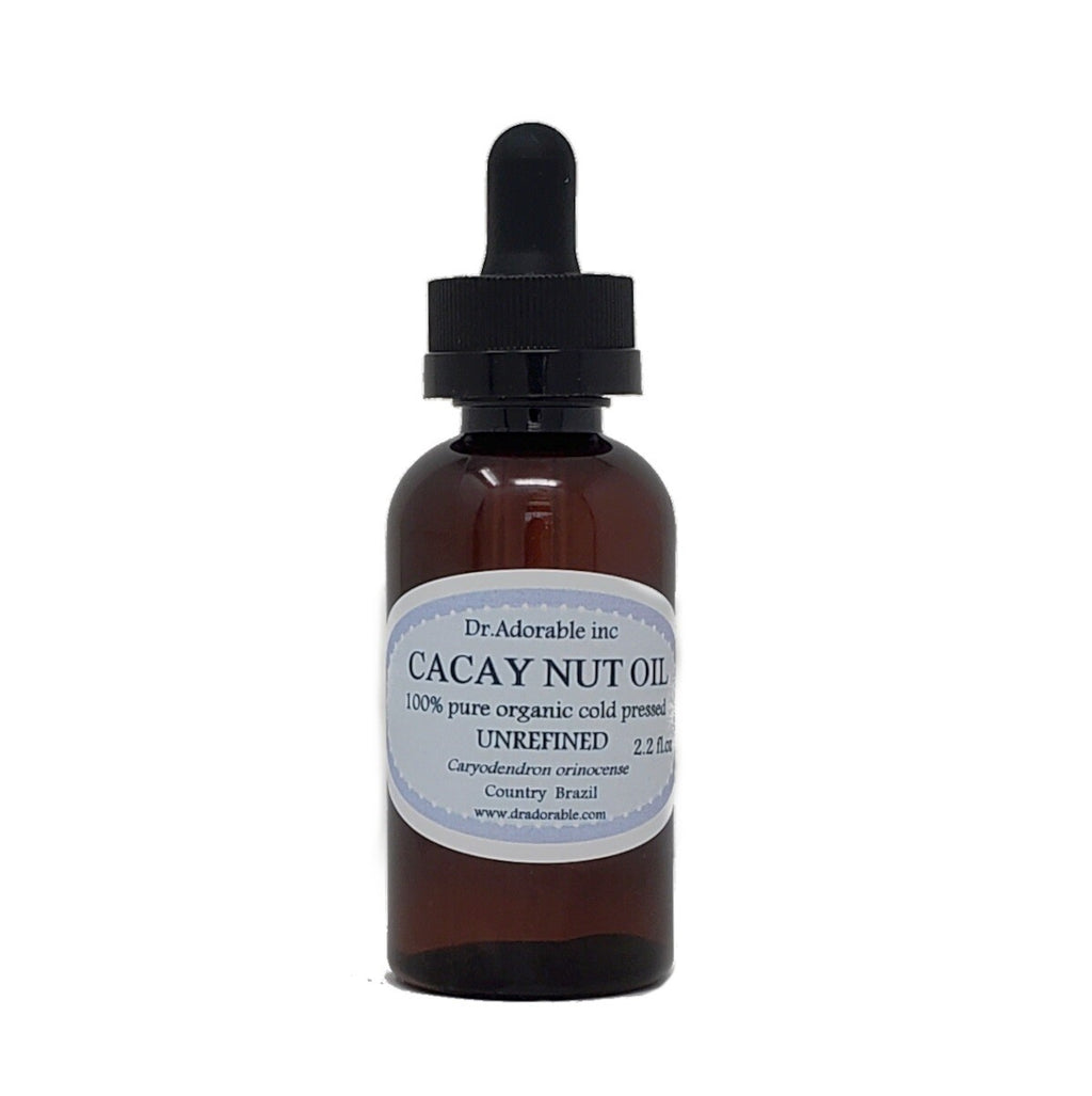 Unrefined Cacay Nut Oil for Skin Hair Body - Organic Anti-Aging Moisturizer