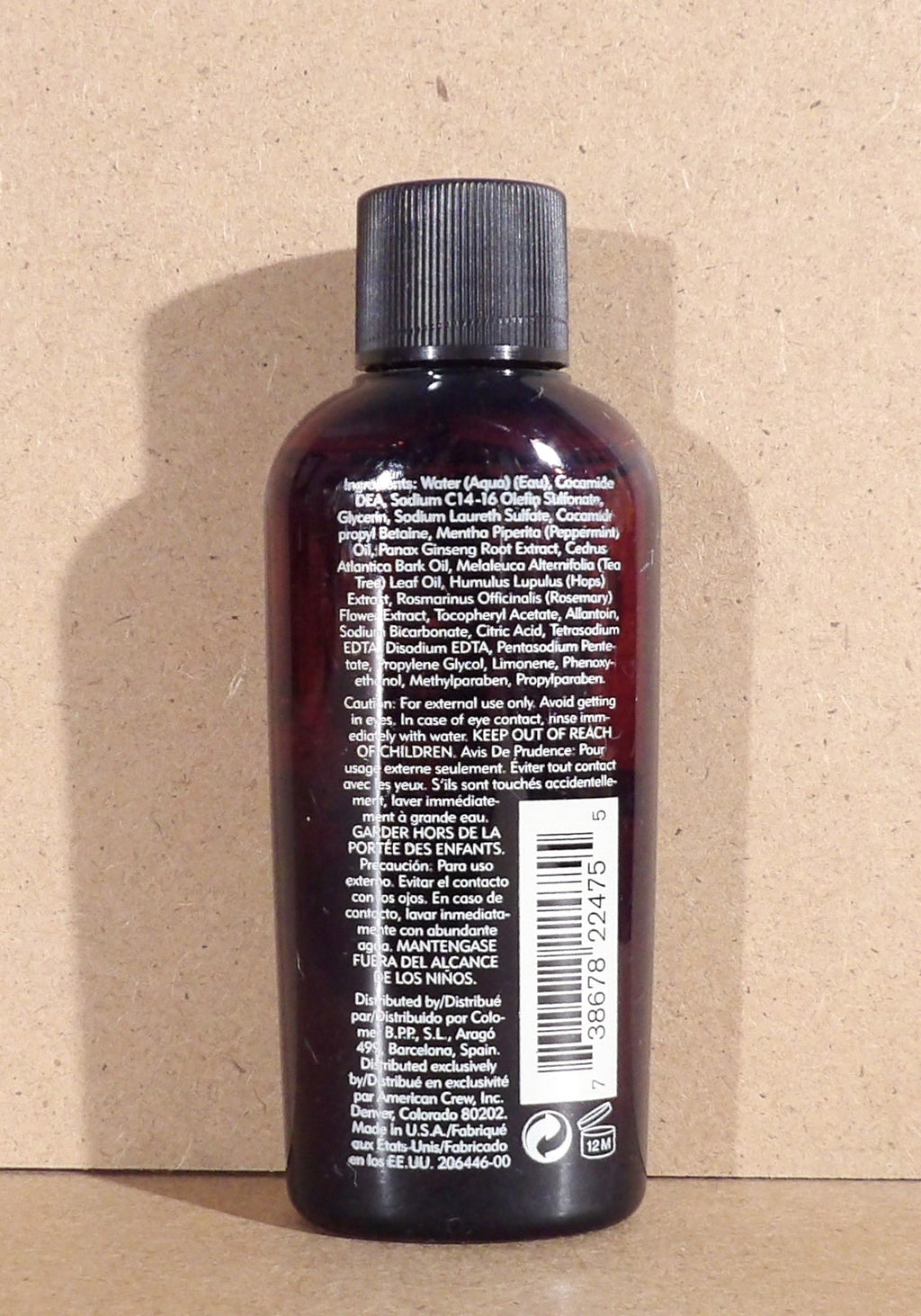 American Crew Peppermint Deep Cleansing Shampoo - Travel Size 4 Pack