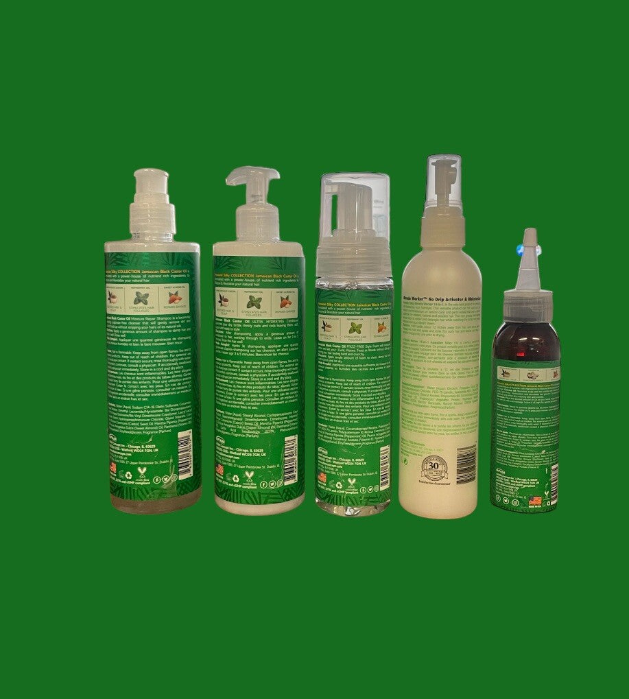 Hawaiian Silky Miracle Hair Care Set - Shampoo, Conditioner, Foam, Oil & More