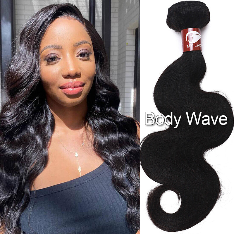 Virgin Human Hair Extensions Body Wave Weave - Multiple Sizes & Colors