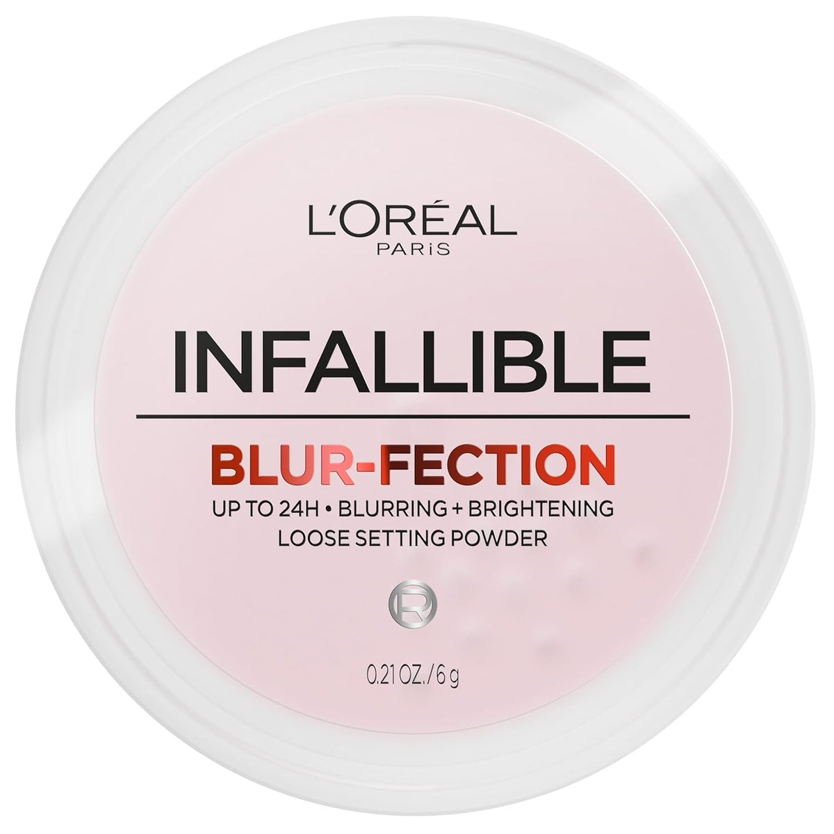 Loose Setting Powder for Face - Brightening, Longwear, Translucent & Pink Tinted
