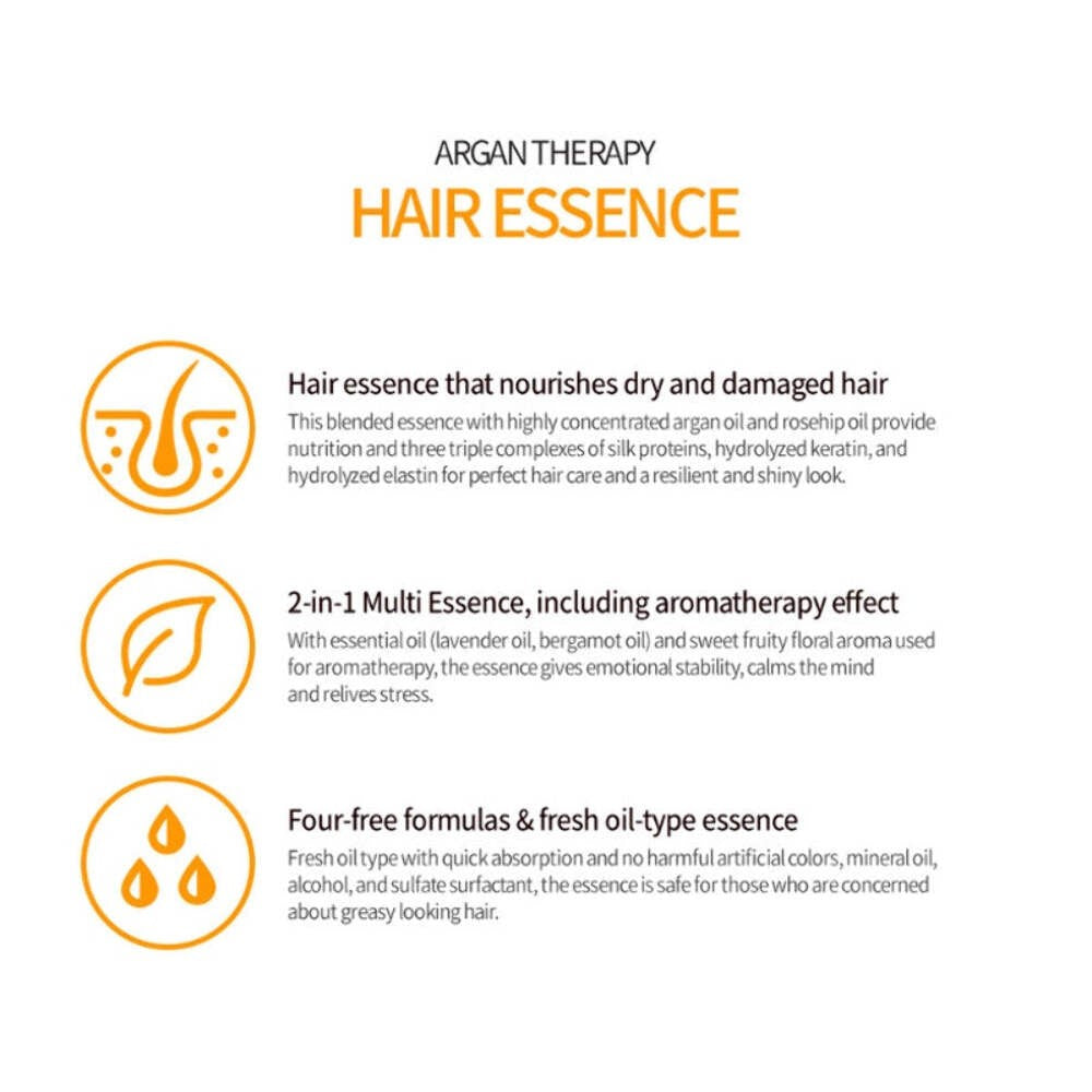Argan Therapy Hair Essence 80ml for Nourished & Glossy Hair