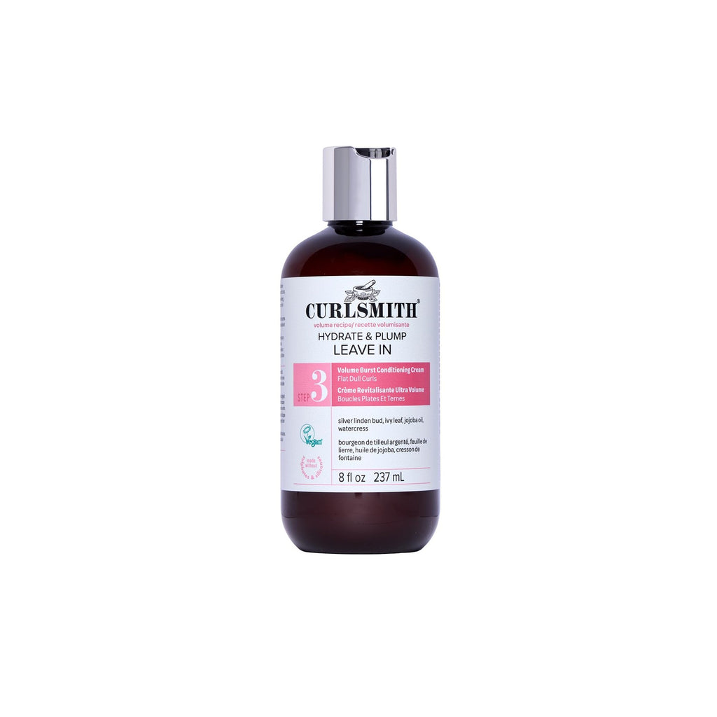 Hydrate & Plump Leave-In Conditioner for Curly Hair - Lightweight & Vegan