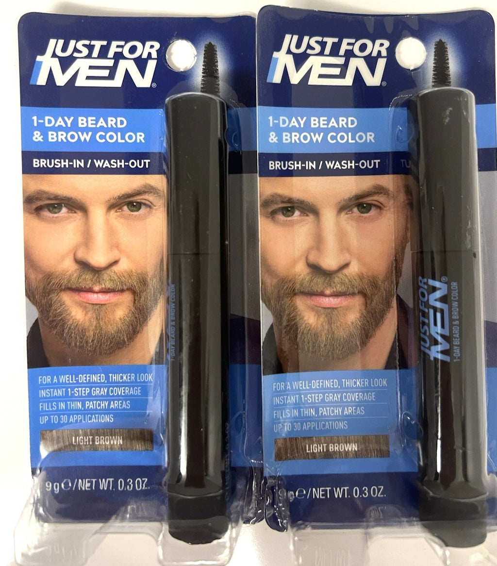 Men's 1 Day Beard & Brow Color Kit - 4 Shades, Fast Shipping
