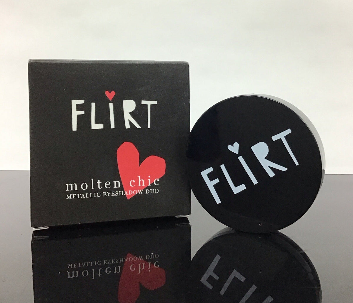 Metallic Eyeshadow Duo - Flirt Molten Chic 0.13 Oz Eye Makeup