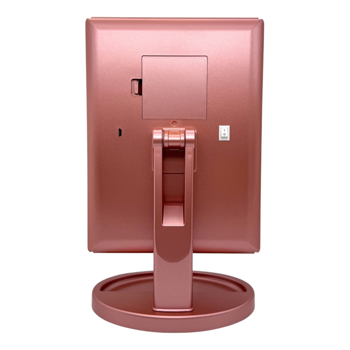 Tri-Fold Lighted Vanity Mirror with 22 LED, 1x 2x 3x Magnification, USB or Battery Powered, Rose Gold