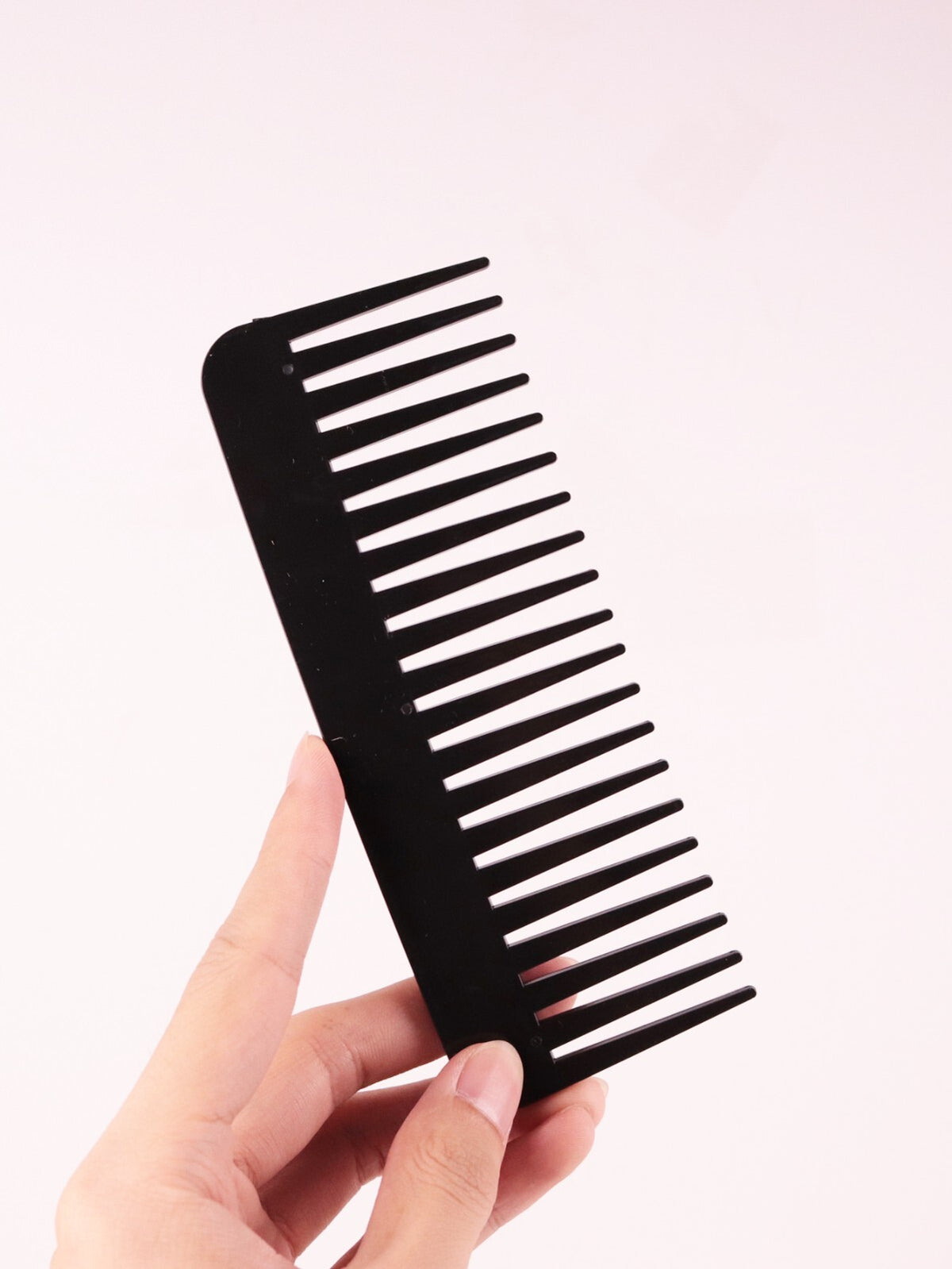 Wide Tooth Anti-Static Heat-Resistant Hair Comb for Detangling, Large Size
