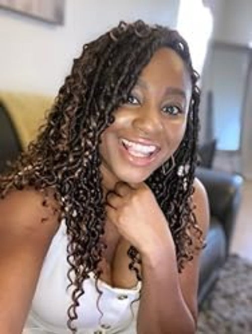 Luxury 14-Inch Goddess Crochet Locs - Fluffy Curly Hair Extensions for Black Women