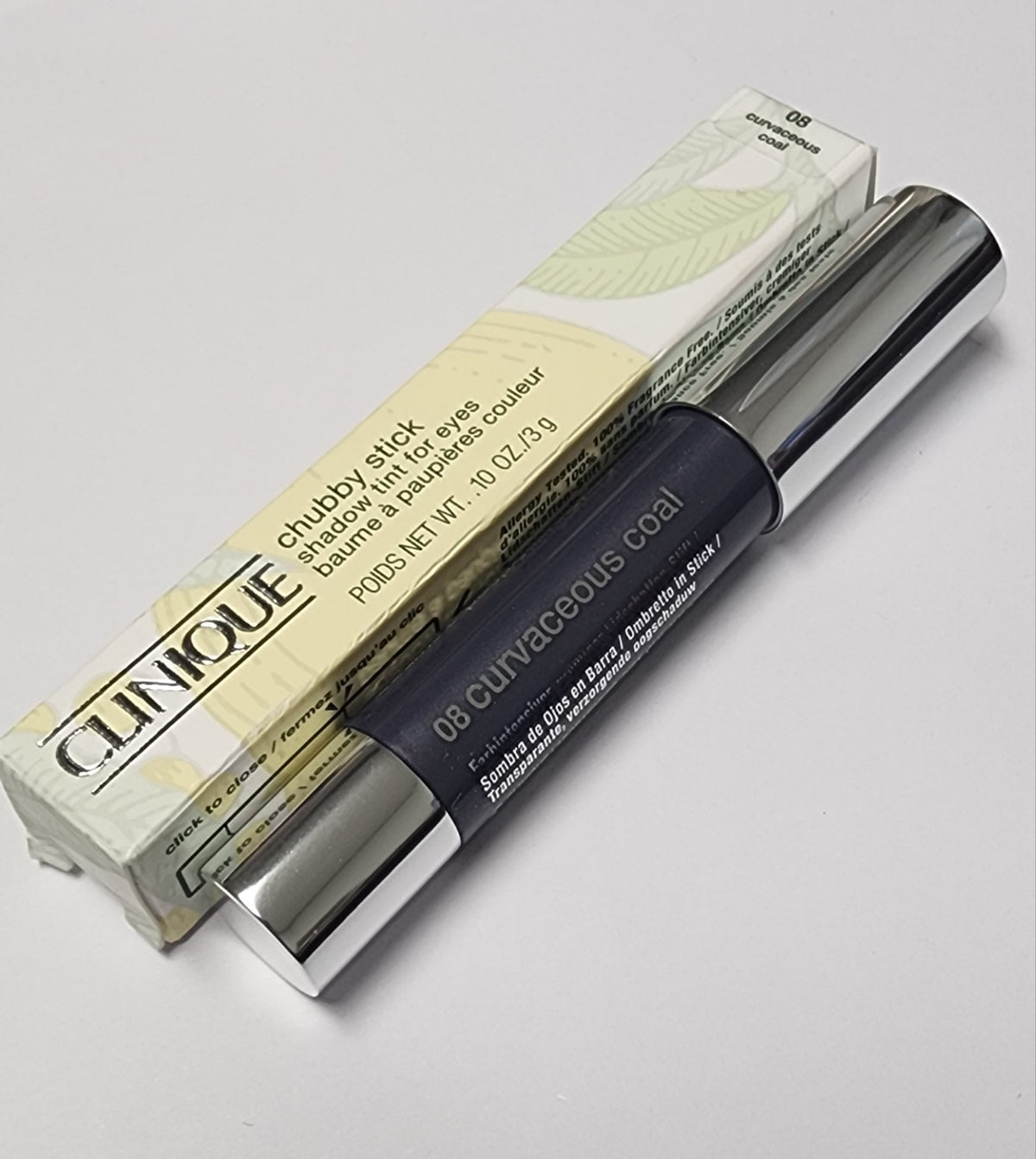 Clinique Curvaceous Coal Chubby Stick Shadow Tint for Eyes – Full Size