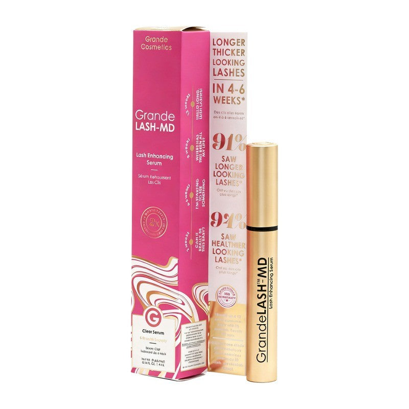 Grande Lash-MD Lash Enhancing Serum 4ML - 6 Month Supply for Longer Eyelashes