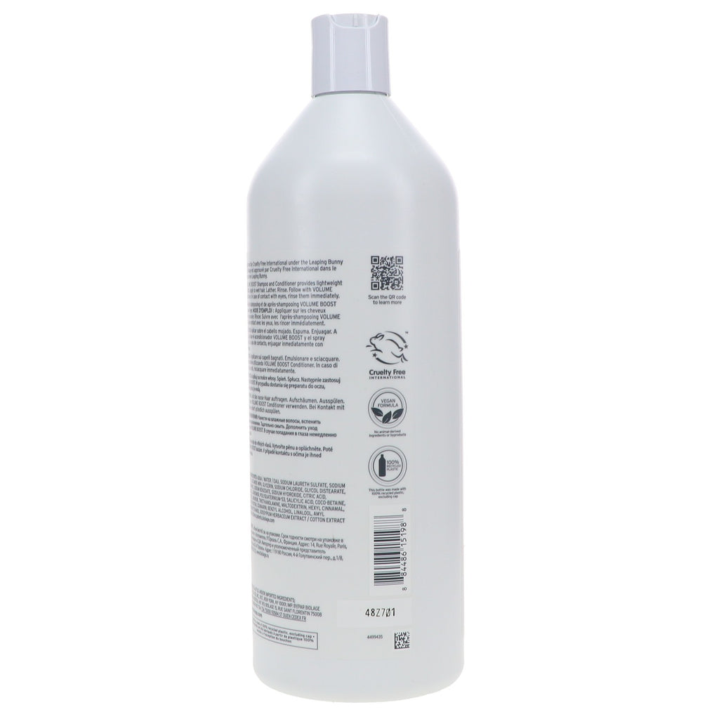Volume Boost Shampoo 33.8 oz - Paraben-Free Hair Volumizer