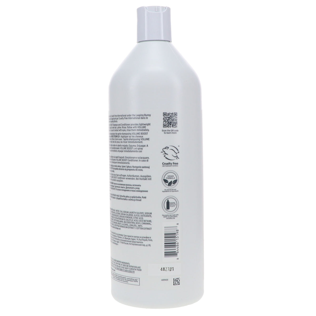 Volume Boost Shampoo 33.8 oz - Paraben-Free Hair Volumizer