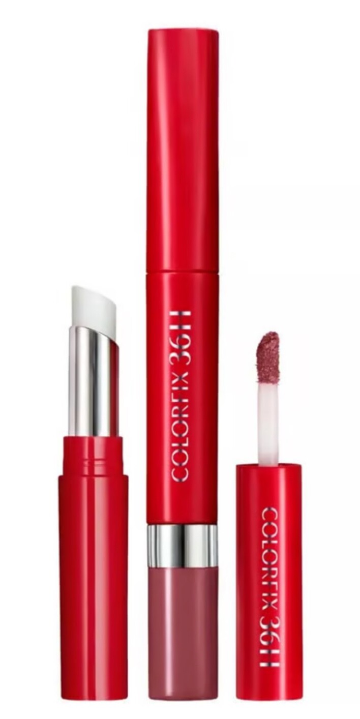 Liquid Matte Lipstick Duo Colorfix Nude Impactante