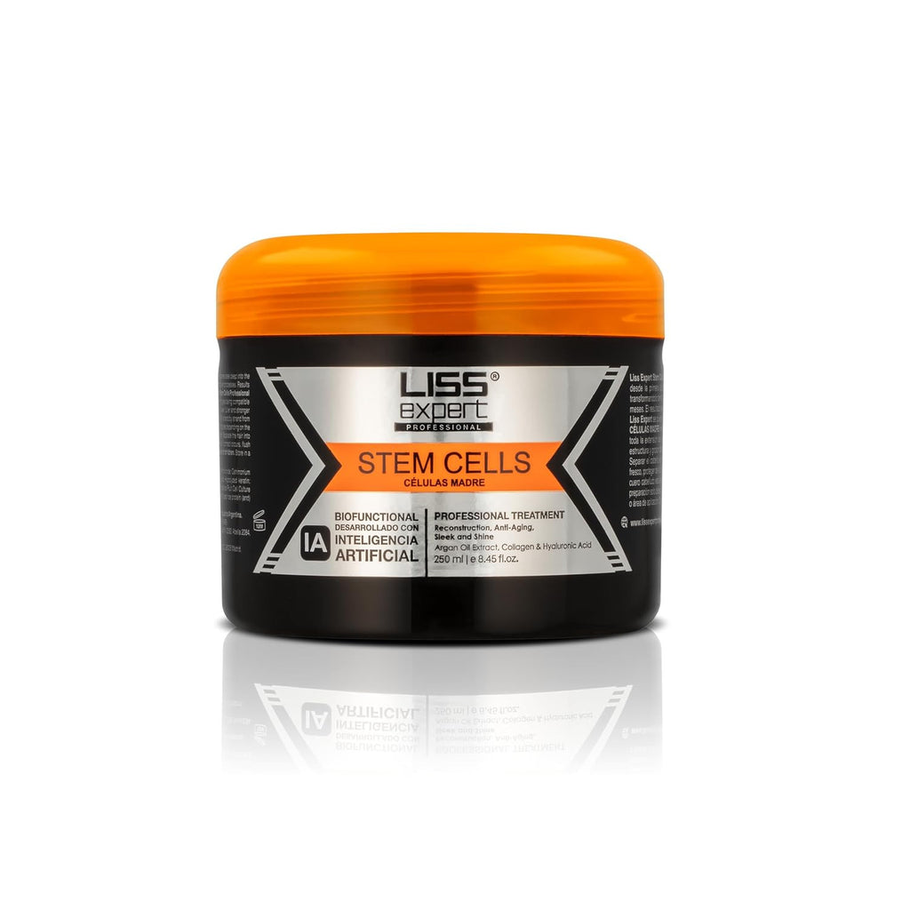Keratin Hair Smoothing Treatment with Argan Oil & Plant Stem Cells - Long-Lasting Frizz Control