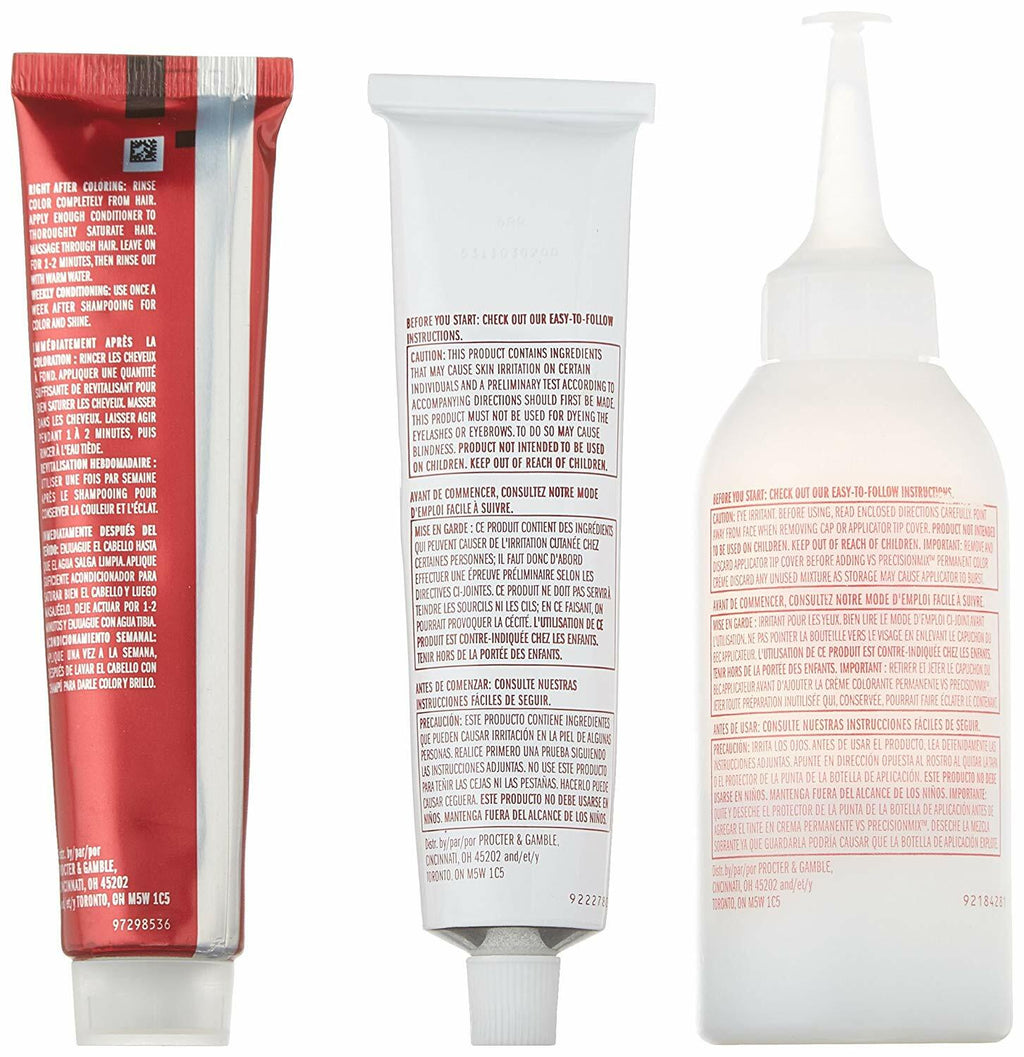 Vidal Sassoon Pro Series Runway Red Hair Color Kit - Pack of 6