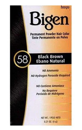 Hair Color Powder - Chocolate Brown, Gray Coverage, Ammonia-Free, 12 Pack