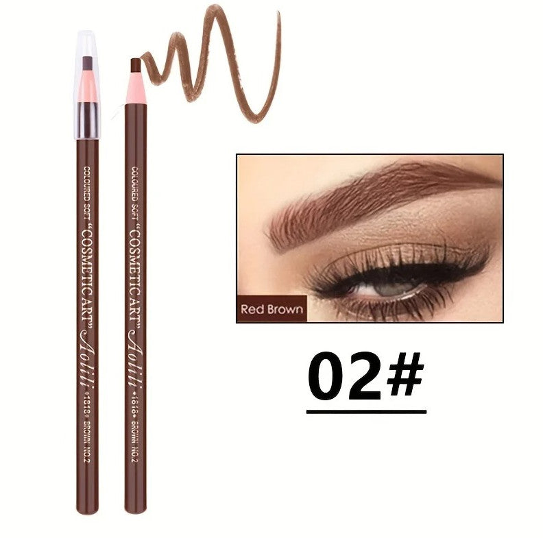 Eyebrow Pencil Natural Smudge Proof No Sharpening Brow Pen - Multiple Colors