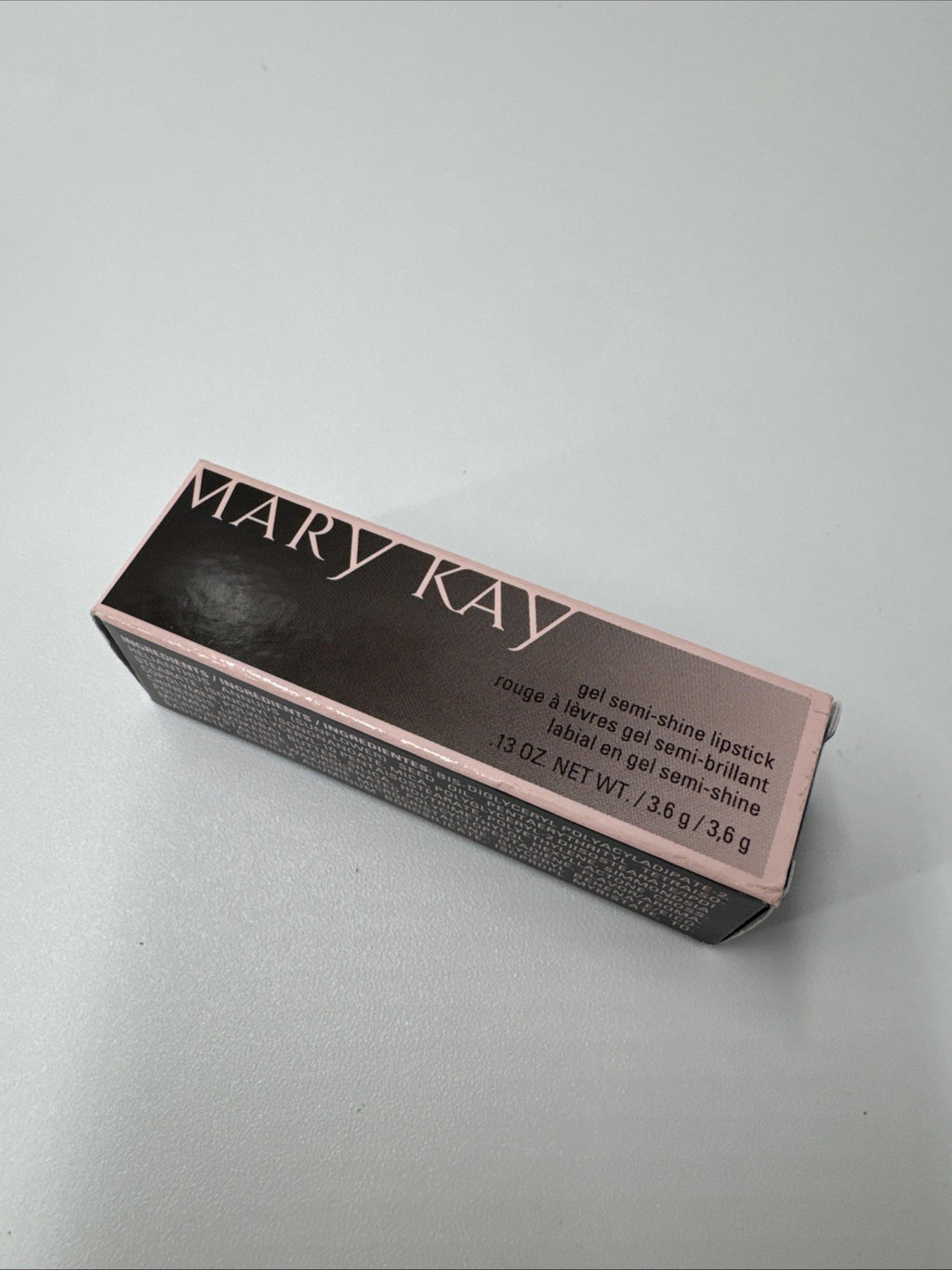 Mary Kay Semi-Shine Lipstick Love Me Pink Full Size Lip Makeup