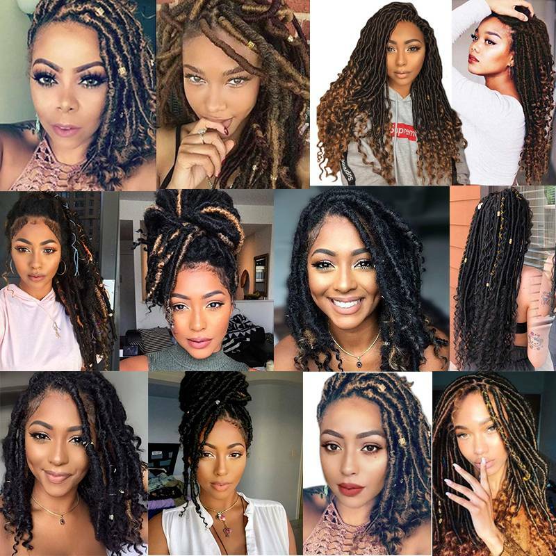 Premium Crochet Locs Faux Braiding Hair Extensions - Soft & Tangle-Free