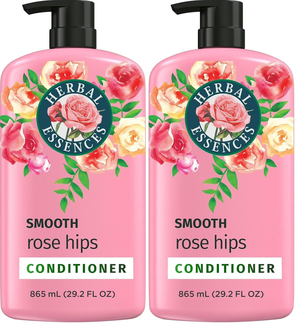 Herbal Essences Smooth Rose Hips Conditioner 29.2 fl oz 2 Pack - Nourishing Hair Care