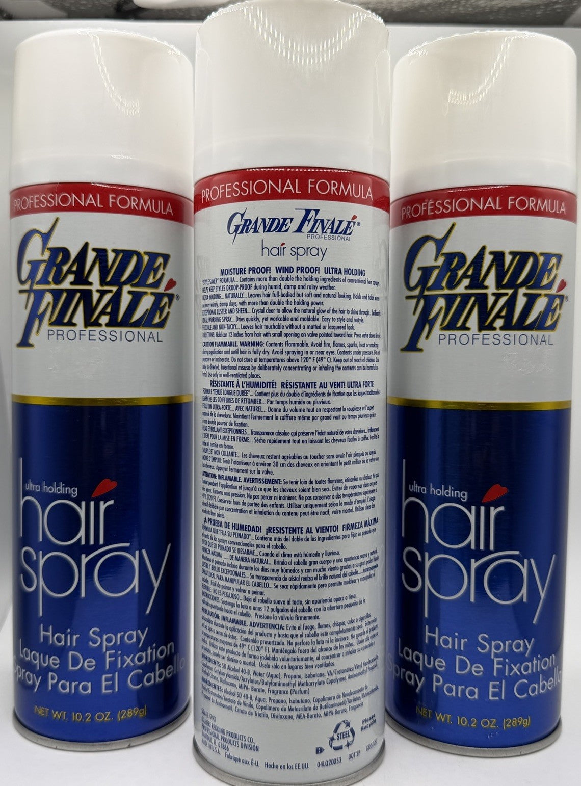 Ultra Holding Hair Spray 10.2 oz - Strong Fixative, Lot of 3