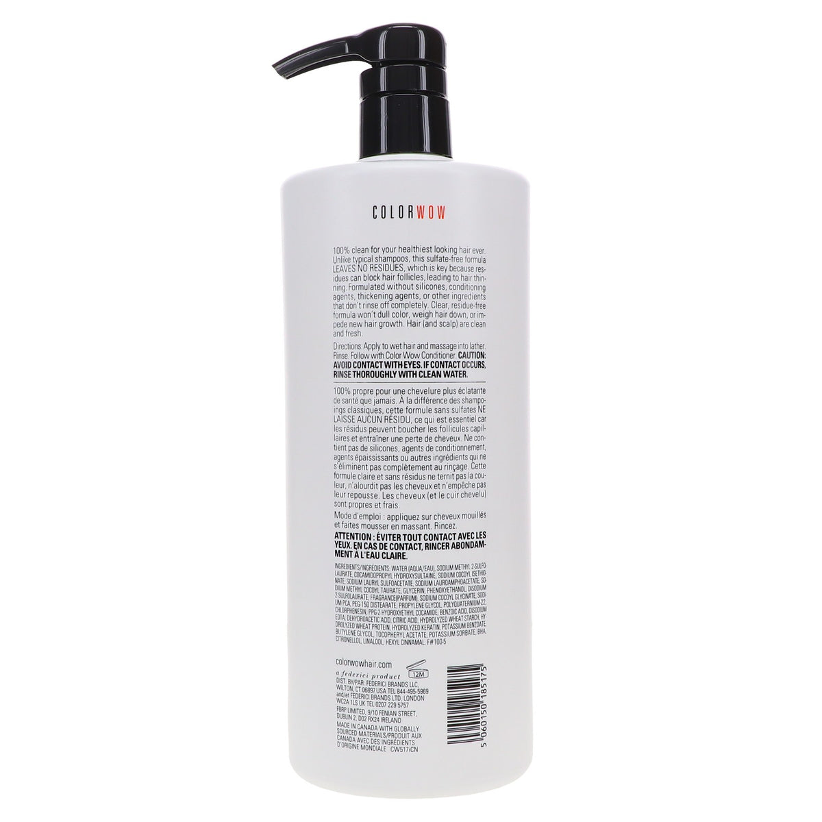 Color Wow Color Security Shampoo 32 oz for Color-Treated Hair - Gentle & Residue-Free