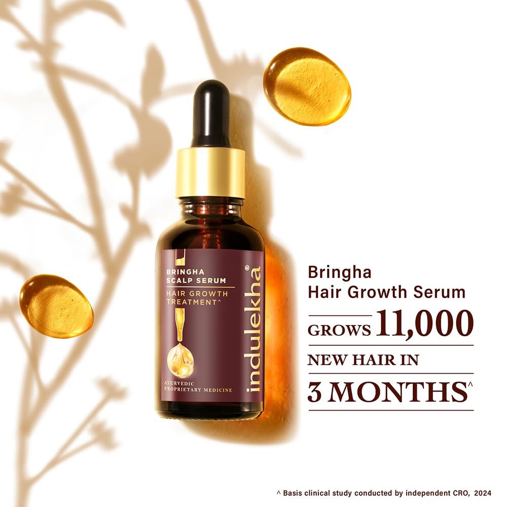 Herbal Hair Growth Serum for Scalp | Ayurveda Remedy, 30ml