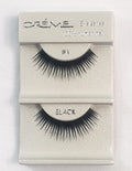 False Eyelashes Style #1 - 12 Pack, 100% Human Hair, Handmade