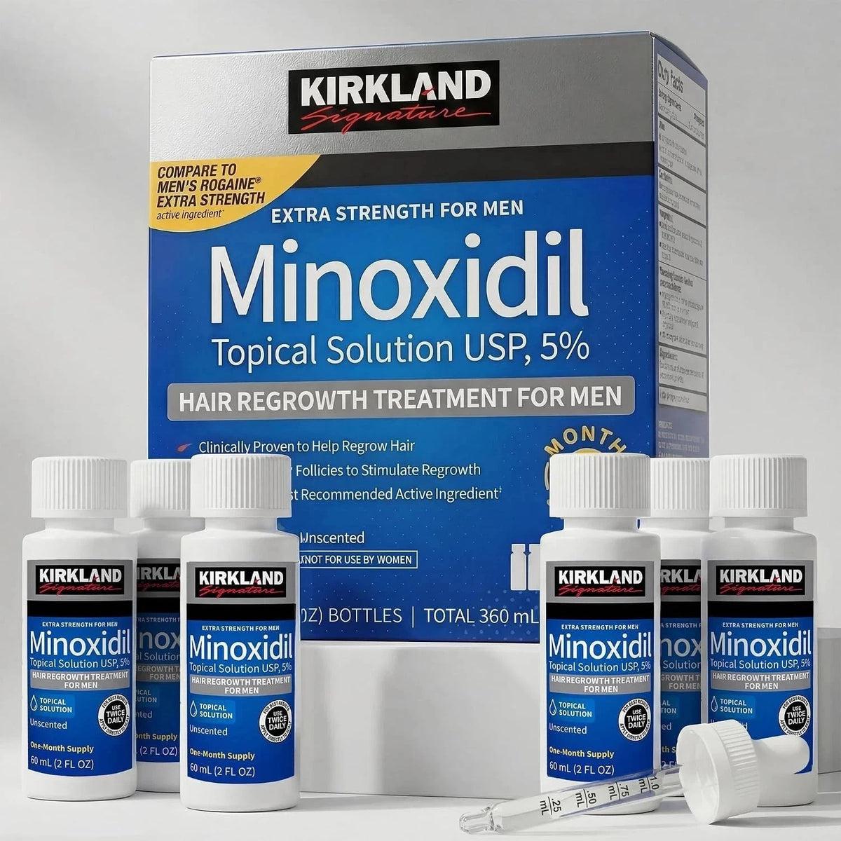 Minoxidil 5% Hair Regrowth Treatment for Men 6 Month Supply
