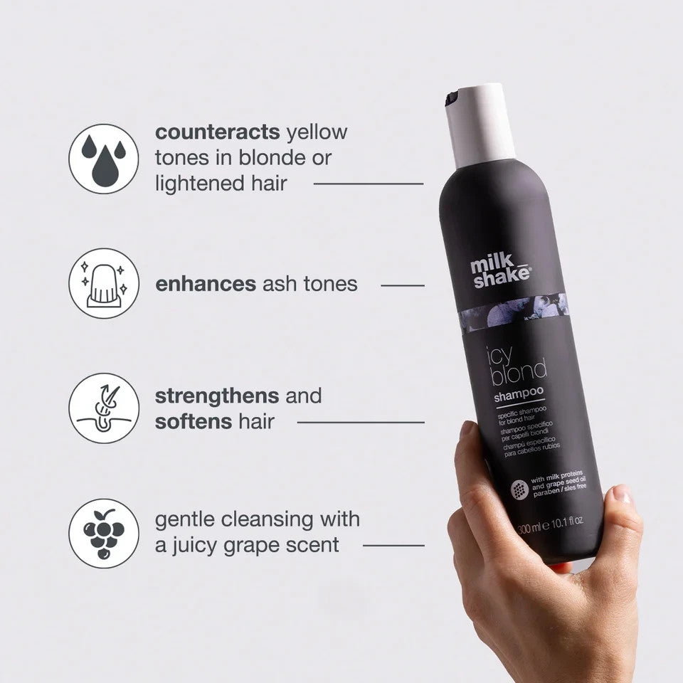 Blonde Hair Toning Shampoo & Conditioner Set with Milk Proteins - 2 Pack