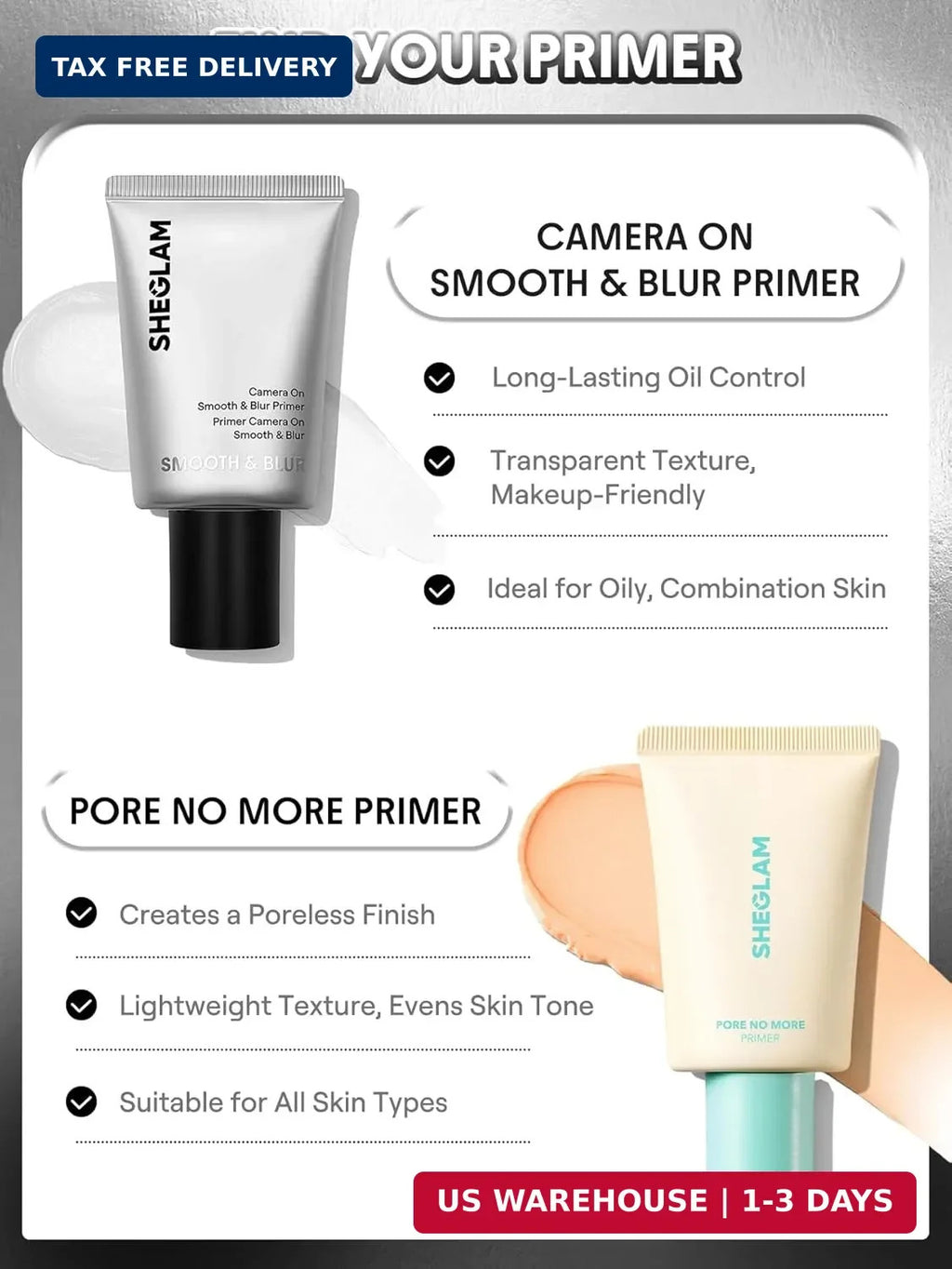 Mattifying Face Primer - Blurring & Pore-Minimizing Makeup Base