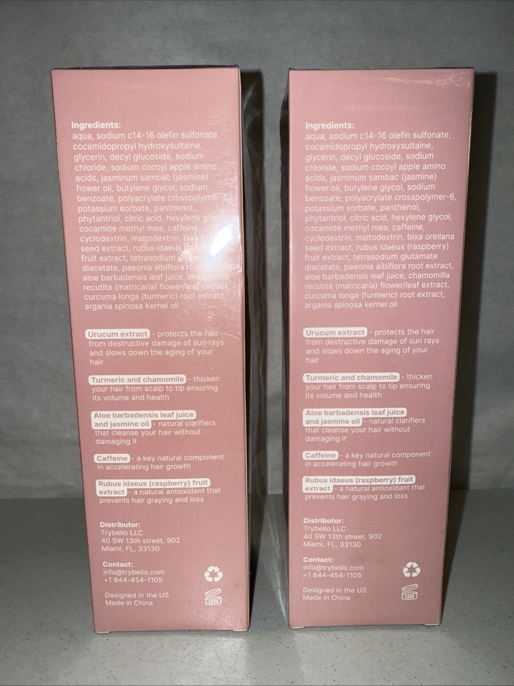 Bello Hair Growth Shampoo Set of 2 for Thicker Hair | Hair Care