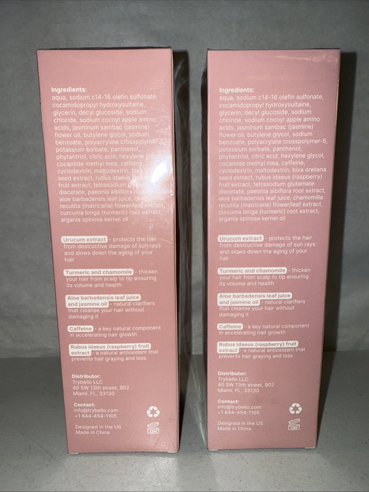 Bello Hair Growth Shampoo Set of 2 for Thicker Hair | Hair Care
