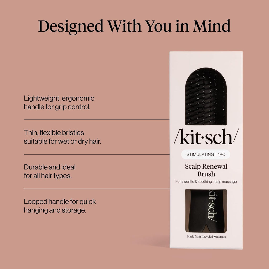 Scalp Renewal Hairbrush & Scalp Massager for Hair Growth & Exfoliation
