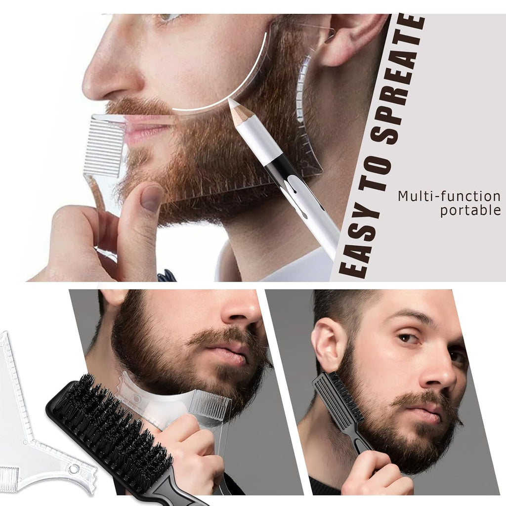 White Barber Pencil for Hairline & Beard Shaping - Precise Lineup Tool