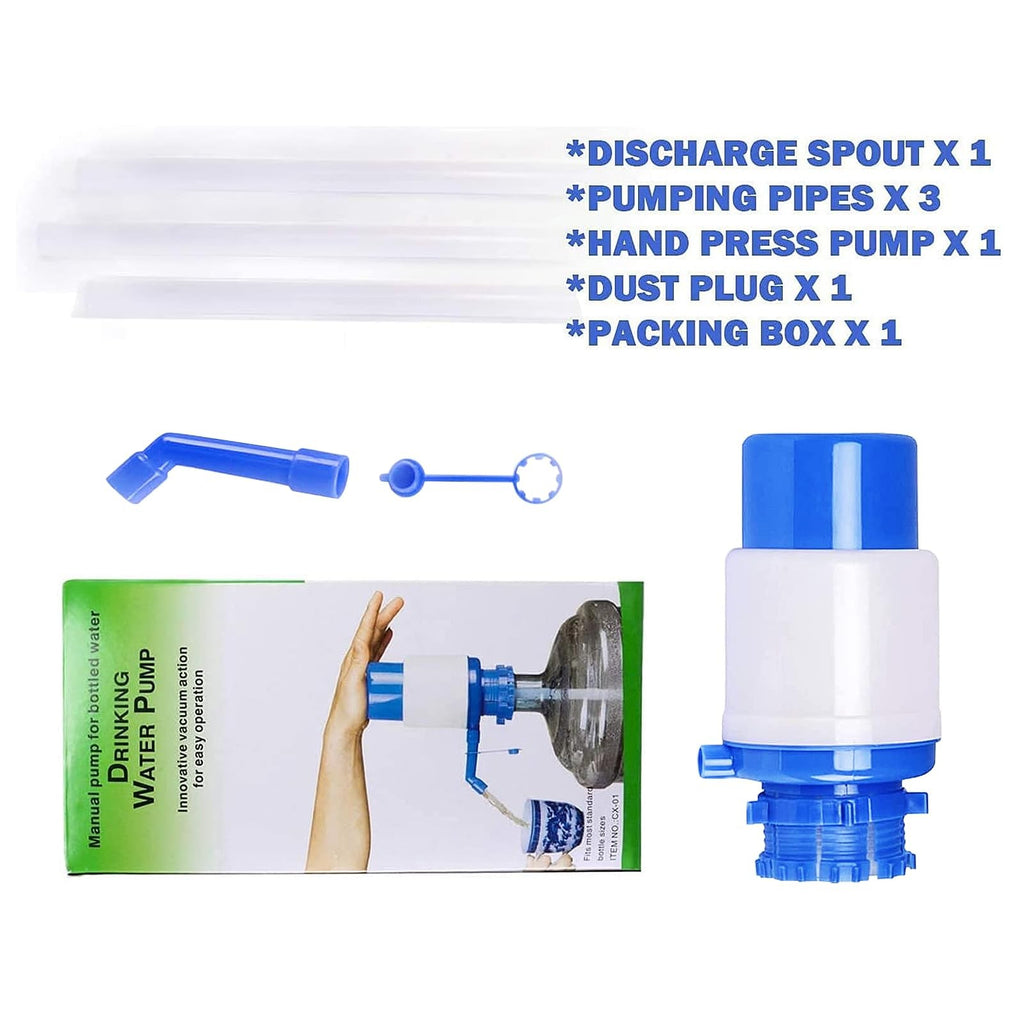 2 Pack 5 Gallon Water Bottle Pump - Portable Manual Drinking Pump