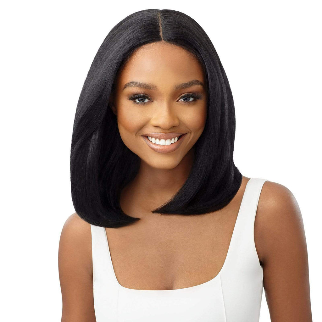 Synthetic HD Lace Front Wig - Pre-Plucked, Heat-Resistant Fiber, Multiple Colors